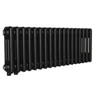 Радиаторы Warm well column 3 300x830 черный мат (нижнее)